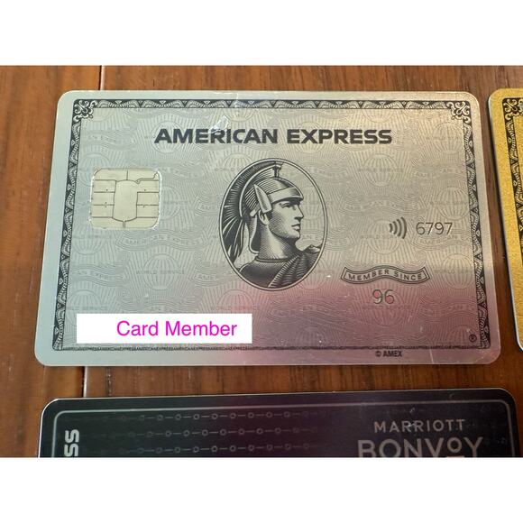 American Express Platinum PERSONAL CARD Amex Metal card centurion collectibl LTD - Picture 4 of 15